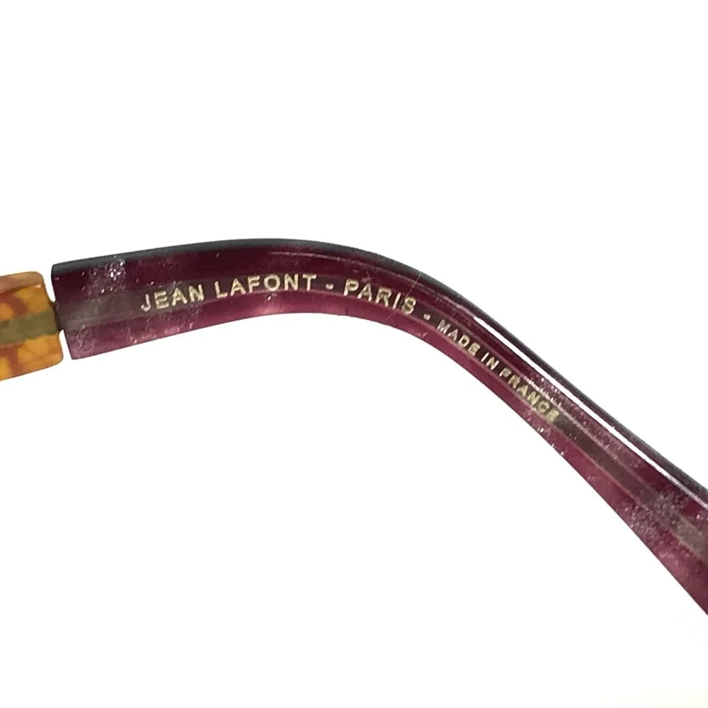 Jean Lafont Eyeglasses Frames ATMOSPHERE 671 Matte Purple Orange 50-17-135